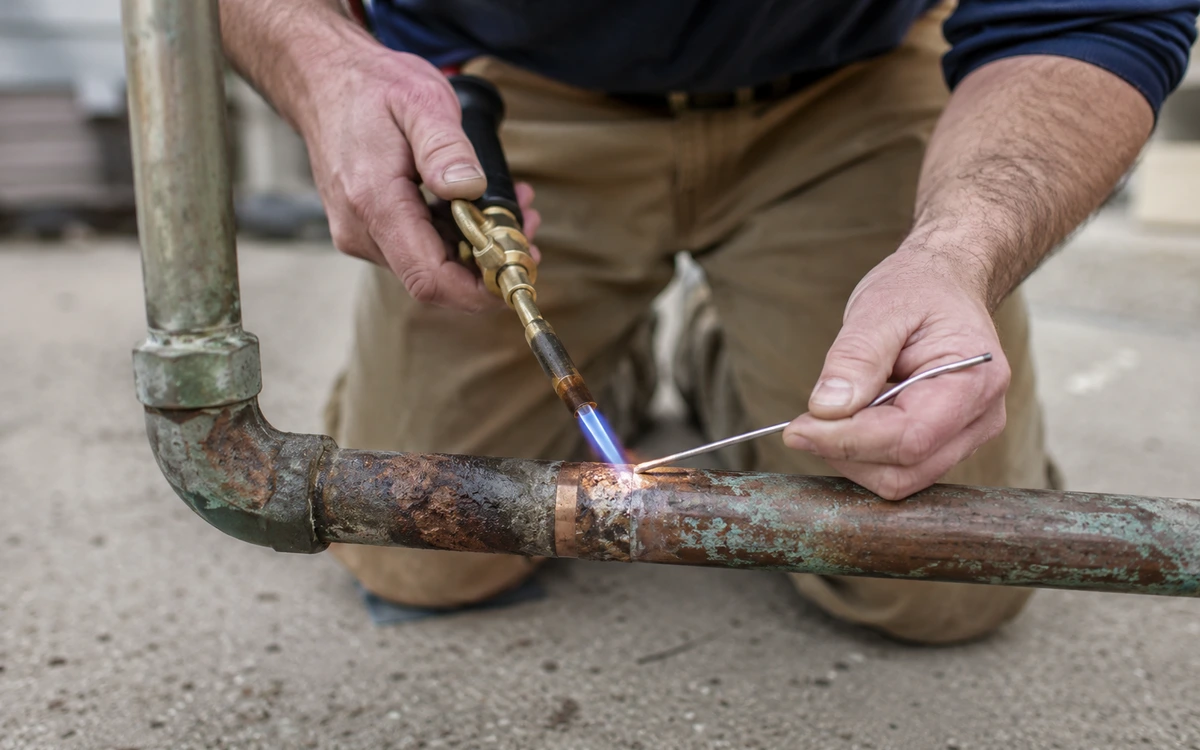 Corroded pipe repair contractor